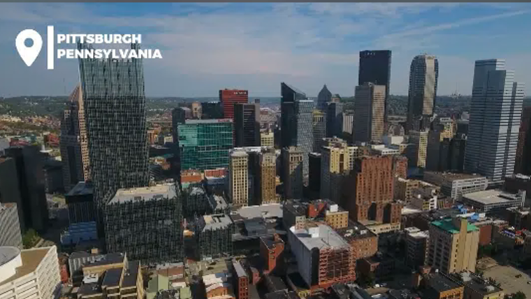 Pittsburgh tech economy skyline
