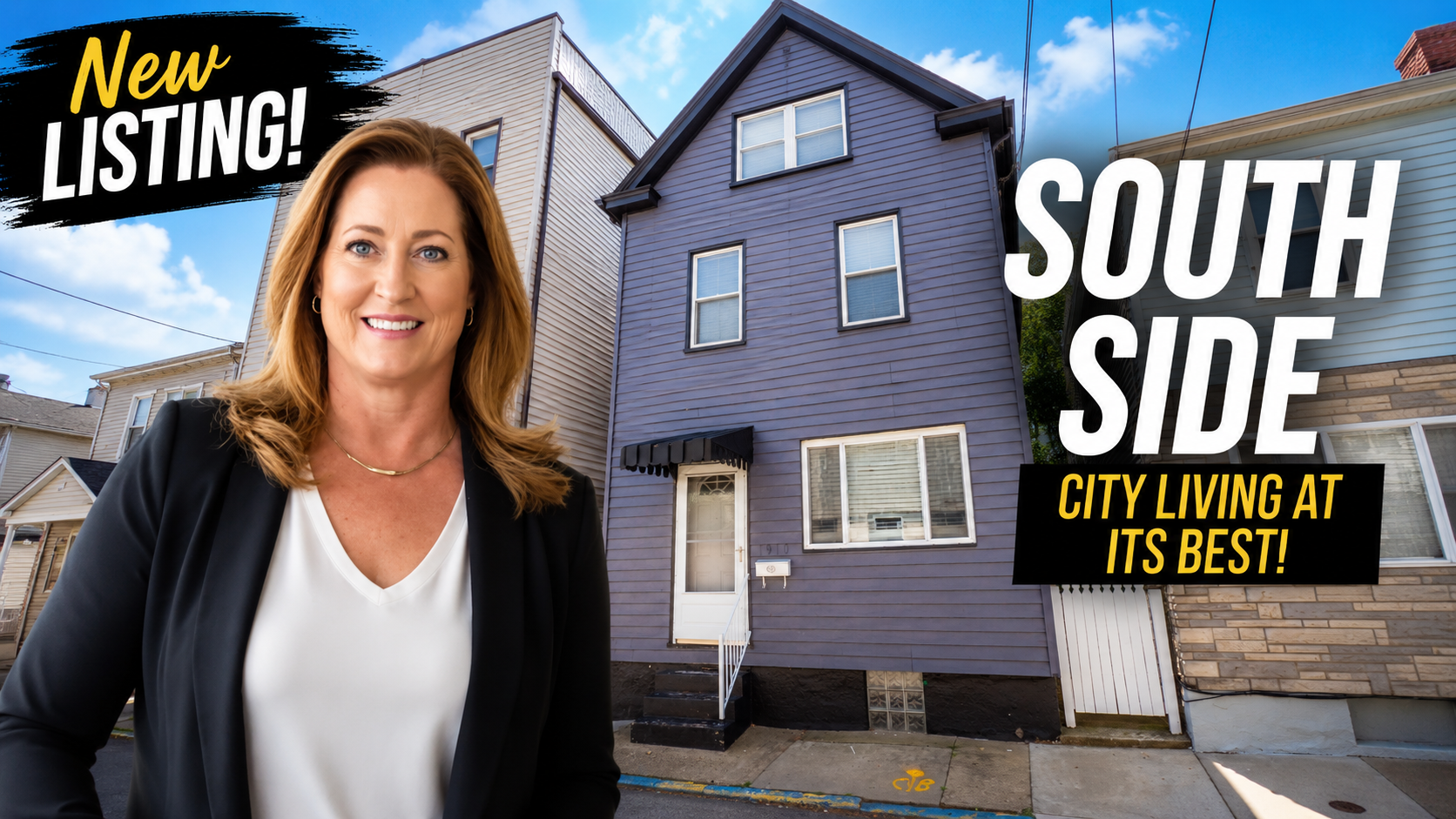 Updated three-bedroom home for sale in Pittsburgh's South Side with Diane McConaghy, RE/MAX Select Realty.